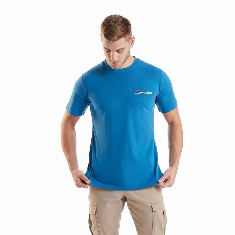 Pánska Tričko Berghaus Organic Modre Slovensko 0147GUXMF